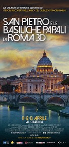 San Pietro e le Basiliche Papali di Roma 3D - Italian Movie Poster (xs thumbnail)