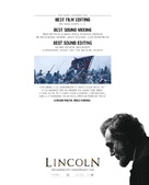 Lincoln - For your consideration movie poster (xs thumbnail)