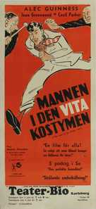 The Man in the White Suit - Swedish Movie Poster (xs thumbnail)