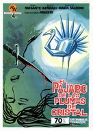 L&#039;uccello dalle piume di cristallo - Spanish Movie Poster (xs thumbnail)