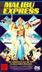 Malibu Express - German VHS movie cover (xs thumbnail)