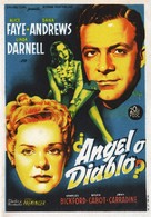 Fallen Angel - Spanish Movie Poster (xs thumbnail)