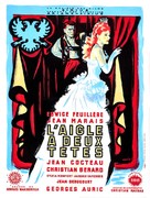L&#039;aigle &agrave; deux t&ecirc;tes - French Movie Poster (xs thumbnail)