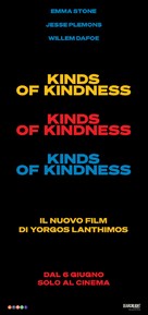 Kinds of Kindness - Italian Movie Poster (xs thumbnail)