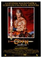 Conan The Destroyer - Spanish Movie Poster (xs thumbnail)