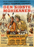 The Last of the Mohicans - Danish Movie Poster (xs thumbnail)