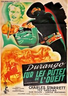 Blazing the Western Trail - French Movie Poster (xs thumbnail)