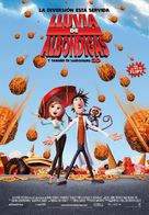 Cloudy with a Chance of Meatballs - Spanish Movie Poster (xs thumbnail)