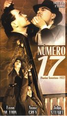 Number Seventeen - Spanish VHS movie cover (xs thumbnail)