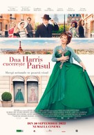 Mrs. Harris Goes to Paris - Romanian Movie Poster (xs thumbnail)