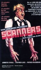 Scanners - Danish VHS movie cover (xs thumbnail)