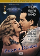 Double Indemnity - Portuguese DVD movie cover (xs thumbnail)