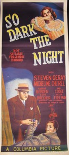 So Dark the Night - Australian Movie Poster (xs thumbnail)