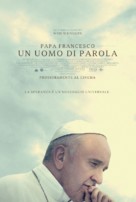 Pope Francis: A Man of His Word - Italian Movie Poster (xs thumbnail)