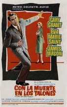 North by Northwest - Spanish Movie Poster (xs thumbnail)