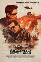 Sicario: Day of the Soldado - Lithuanian Movie Poster (xs thumbnail)