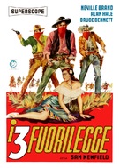 The Three Outlaws - Italian Movie Poster (xs thumbnail)