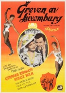 Der Graf von Luxemburg - Swedish Movie Poster (xs thumbnail)
