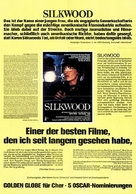 Silkwood - German Movie Poster (xs thumbnail)