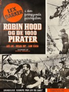 Robin Hood e i pirati - Danish Movie Poster (xs thumbnail)