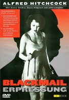 Blackmail - German DVD movie cover (xs thumbnail)