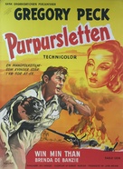 The Purple Plain - Danish Movie Poster (xs thumbnail)