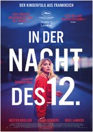 La nuit du 12 - German Movie Poster (xs thumbnail)