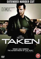 Taken - British DVD movie cover (xs thumbnail)