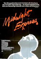Midnight Express - Swedish Movie Poster (xs thumbnail)