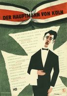 Der Hauptmann von K&ouml;ln - German Movie Poster (xs thumbnail)