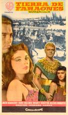 Land of the Pharaohs - Spanish Movie Poster (xs thumbnail)