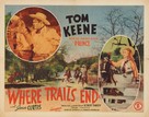 Where Trails End - Movie Poster (xs thumbnail)