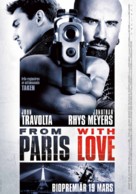 From Paris with Love - Swedish Movie Poster (xs thumbnail)