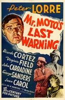 Mr. Moto's Last Warning - Movie Poster (xs thumbnail)