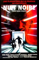 One Dark Night - French VHS movie cover (xs thumbnail)
