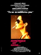 Remember My Name - French Movie Poster (xs thumbnail)