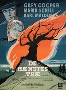 The Hanging Tree - Danish Movie Poster (xs thumbnail)