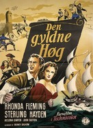 The Golden Hawk - Danish Movie Poster (xs thumbnail)