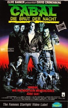 Nightbreed - German VHS movie cover (xs thumbnail)