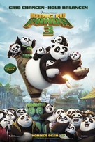 Kung Fu Panda 3 - Danish Movie Poster (xs thumbnail)