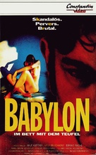 Babylon - Im Bett mit dem Teufel - German VHS movie cover (xs thumbnail)