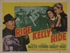 Ride, Kelly, Ride - Movie Poster (xs thumbnail)