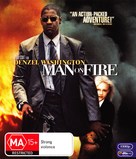 Man on Fire - Australian Blu-Ray movie cover (xs thumbnail)