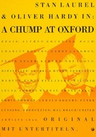 A Chump at Oxford - German Re-release movie poster (xs thumbnail)