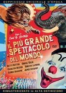 The Greatest Show on Earth - Italian DVD movie cover (xs thumbnail)