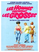 Les hommes pr&eacute;f&egrave;rent les grosses - French Movie Poster (xs thumbnail)