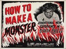How to Make a Monster - British Movie Poster (xs thumbnail)