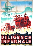 Galloping Thru - French Movie Poster (xs thumbnail)