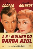 Bluebeard&#039;s Eighth Wife - Portuguese DVD movie cover (xs thumbnail)