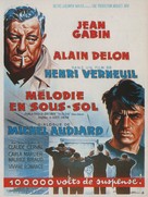 M&eacute;lodie en sous-sol - French Movie Poster (xs thumbnail)